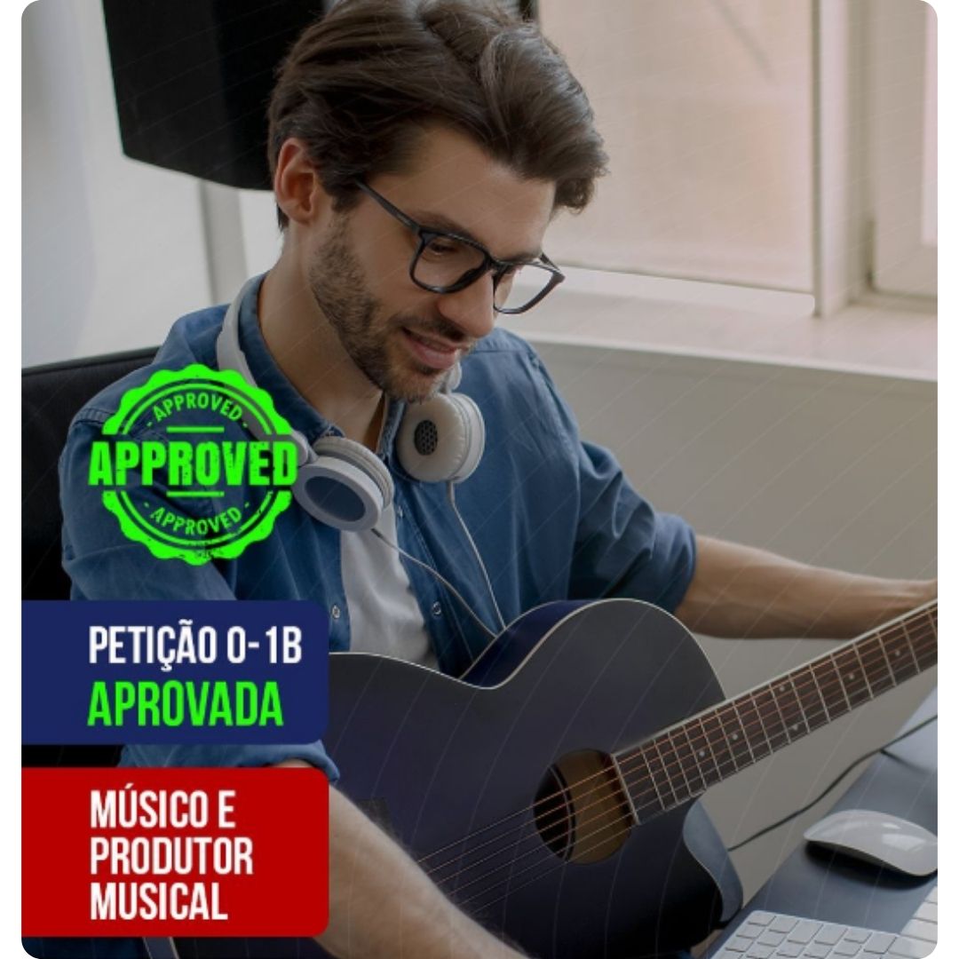 Músico e produtor musical tem visto O-1B aprovado para atuar nos EUA