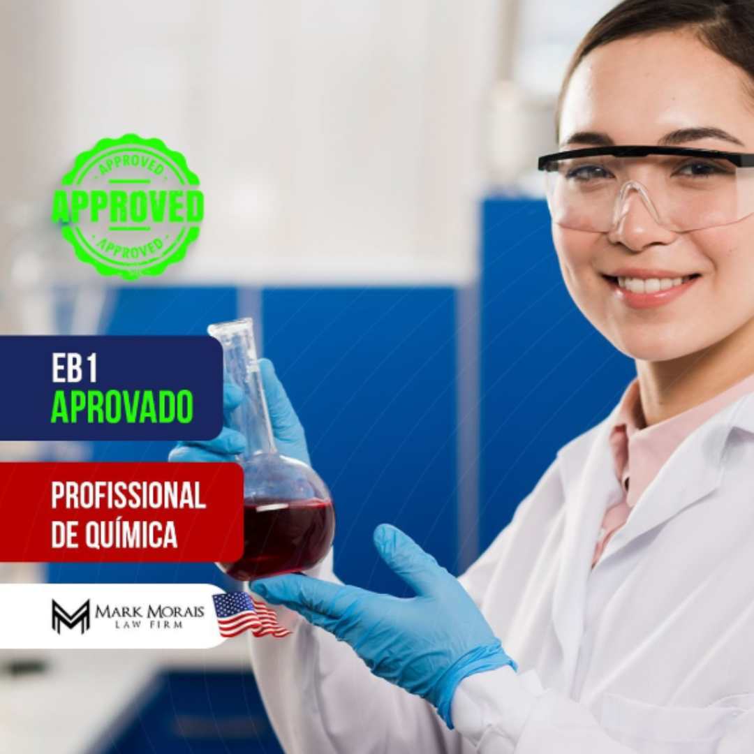 Profissional de química conquista aprovação do EB1-A após trajetória com O-1A nos EUA